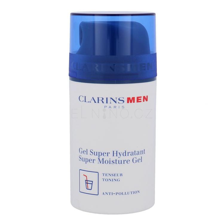 Clarins Men Super Moisture Gel Pleťový gel pro muže 75 ml poškozená krabička