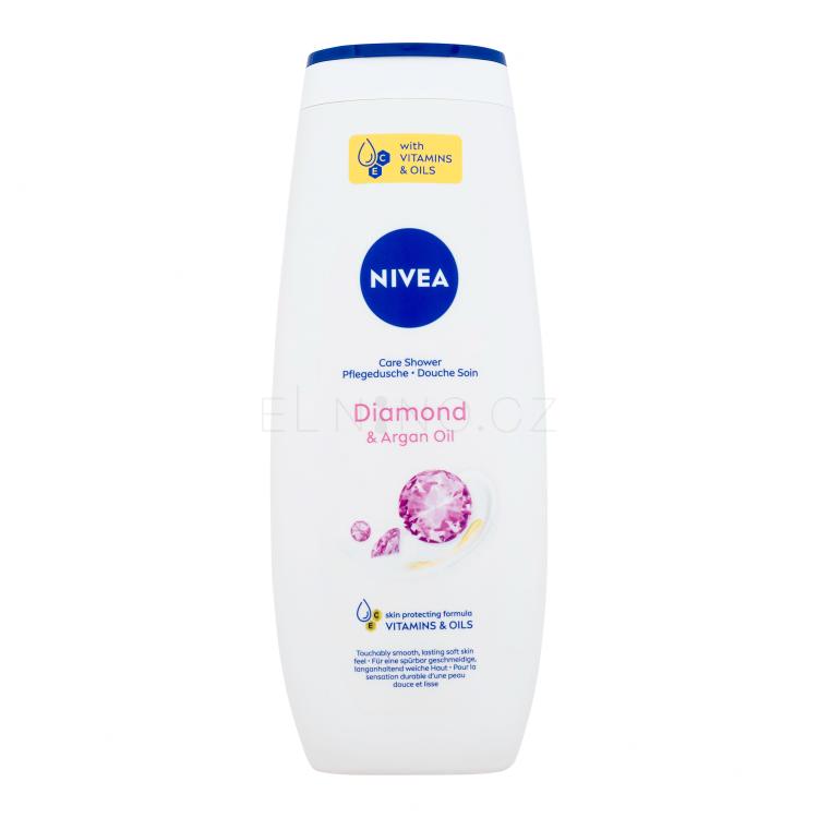 Nivea Diamond &amp; Argan Oil Sprchový gel pro ženy 500 ml