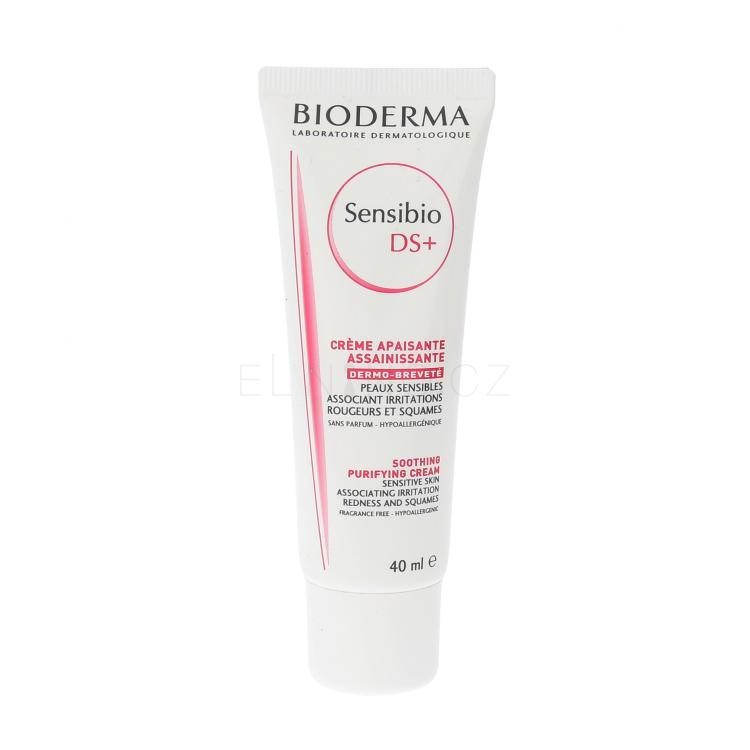 BIODERMA Sensibio DS+ Denní pleťový krém pro ženy 40 ml poškozená krabička