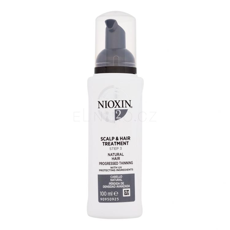 Nioxin System 2 Scalp &amp; Hair Treatment Balzám na vlasy pro ženy 100 ml poškozená krabička