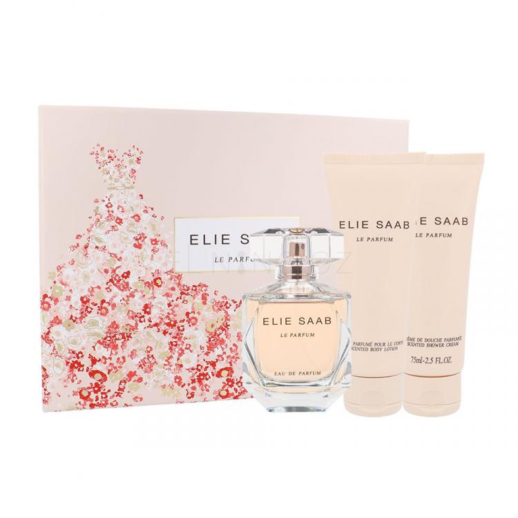 Elie Saab Le Parfum Dárková kazeta parfémovaná voda 90 ml + tělové mléko 75 ml + sprchový krém 75 ml