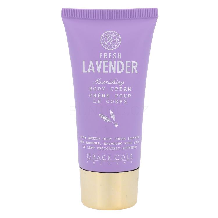 Grace Cole Fresh Lavender Tělový krém pro ženy 50 ml